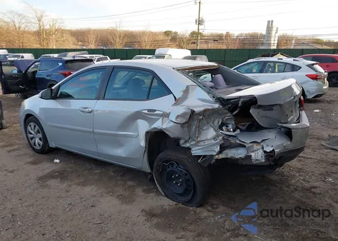 2015 Toyota Corolla Le z USA, uszkodzony, nr VIN 2T1BURHE6FC308127